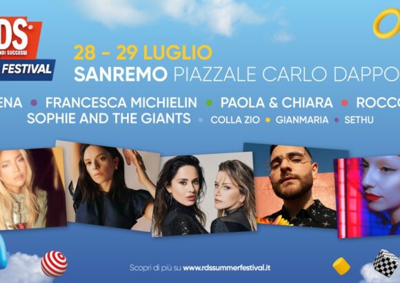 RDS Summer Festival 2023 arriva a Sanremo