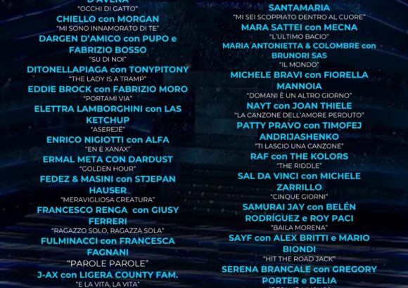 Sanremo 2026, Serata Cover: 30 artisti in gara venerdì 27 febbraio. Ecco tutti i brani e gli ospiti