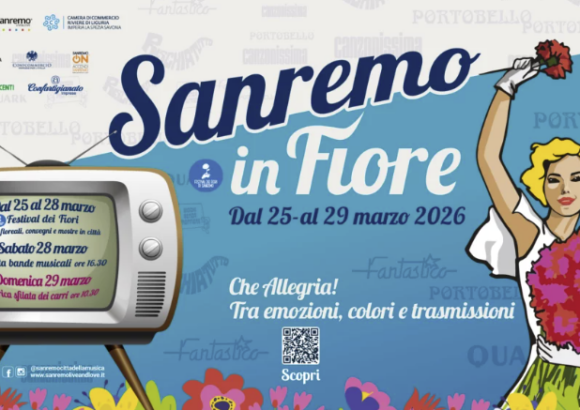 Corso fiorito Sanremo 2026: tema televisione italiana, programma completo e info utili