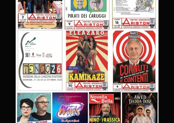 Teatro Ariston, l’autunno 2026 si accende: da Giacobazzi al Premio Tenco fino al musical delle Winx